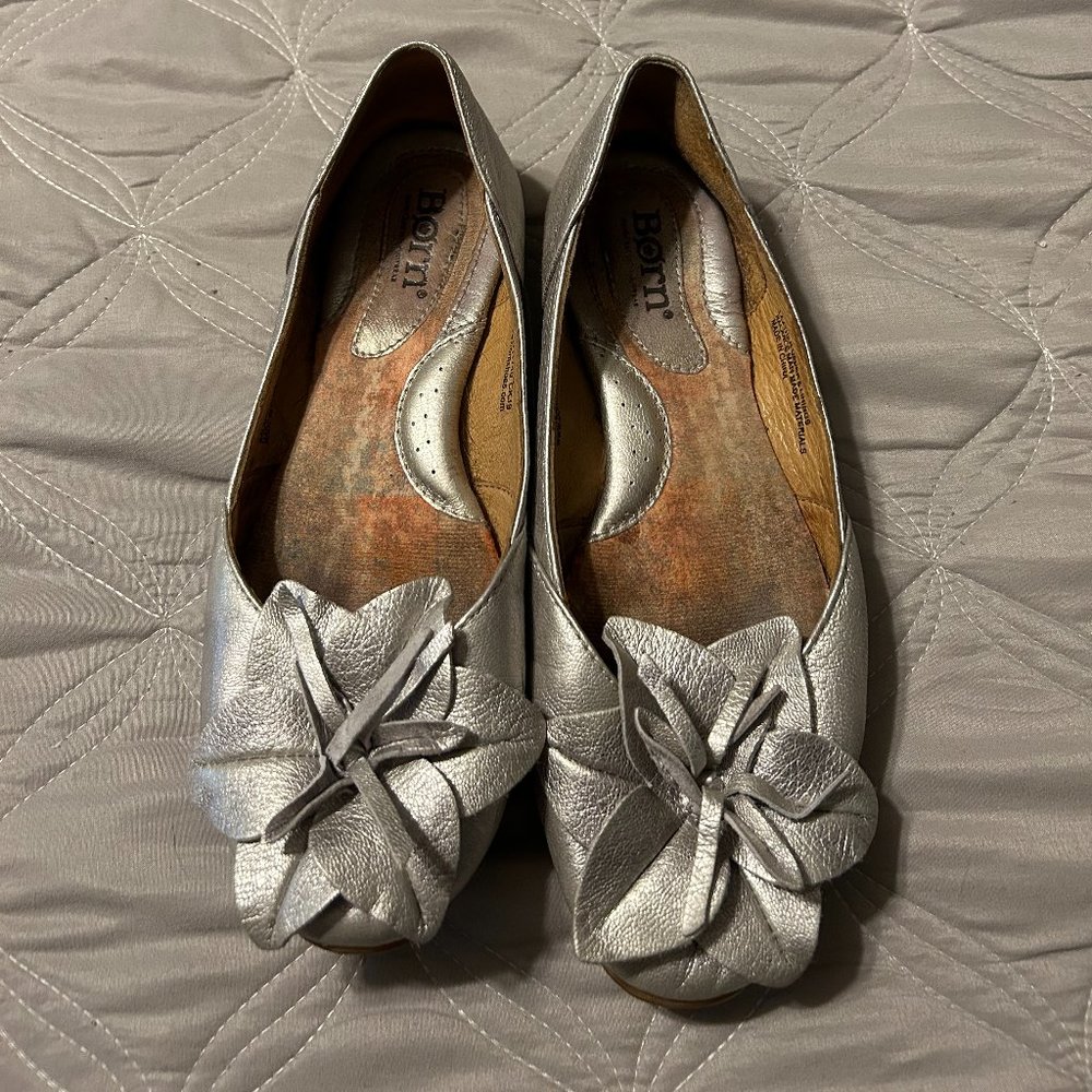 Silver Born Flats